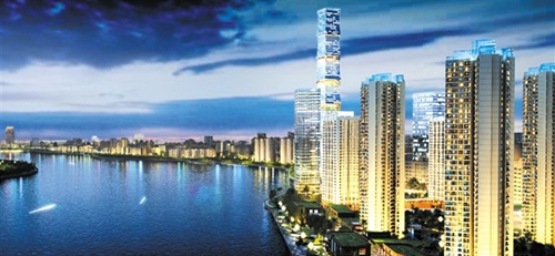 万华南湖春晓交通图